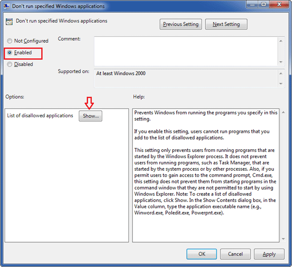prevent-specified-apps