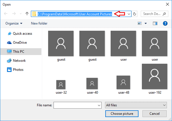 How To Change Or Remove User Account Picture In Windows 10 8