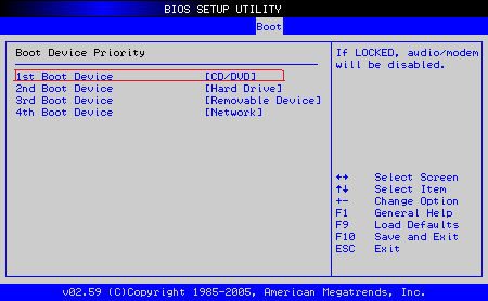 Program Priority Boot Up