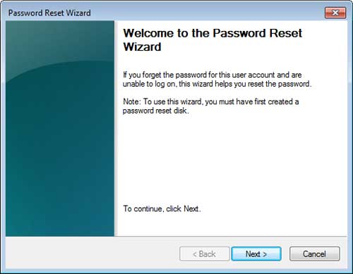 Windows Password Reset Wizard