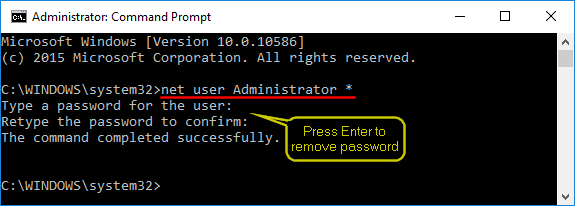 Forgot Windows 10 Local Administrator Password Remove With Command Prompt