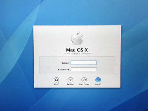 reset mac password