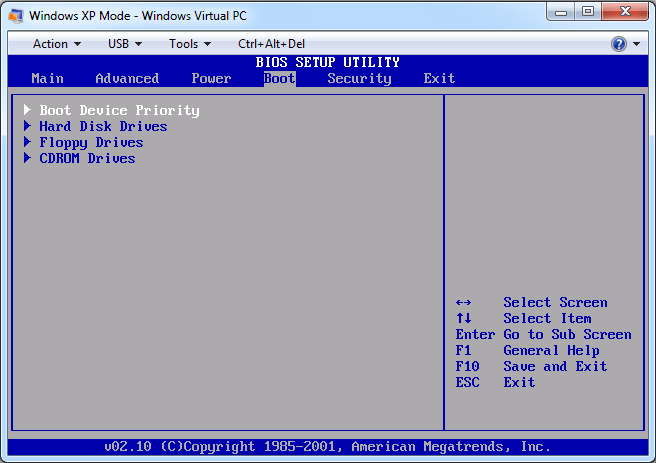 come si modifica la sequenza di avvio su Windows XP