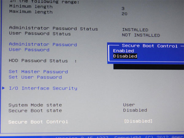 disable-secure-boot