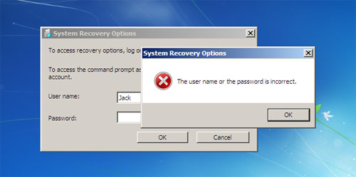 forgot system login password windows 7