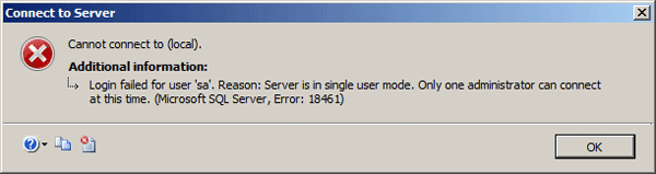 sqlserver-connect-error