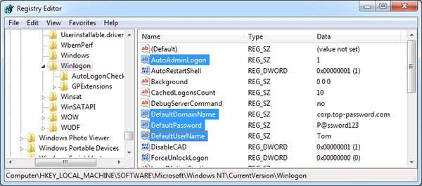 default admin password windows 8.1