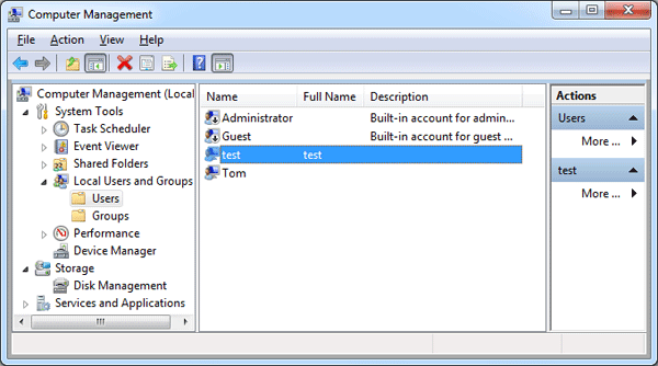 computer management local users and groups