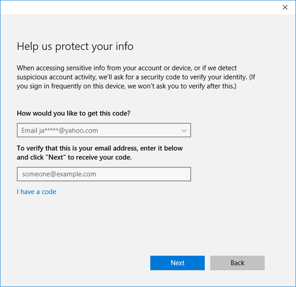 how to check verification email for microsoft account