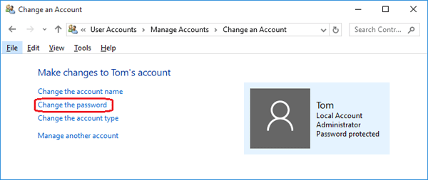 change-windows-password