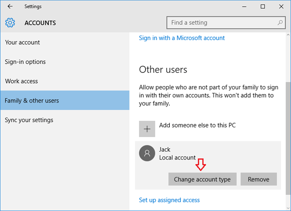 how to change my microsoft account administrator name