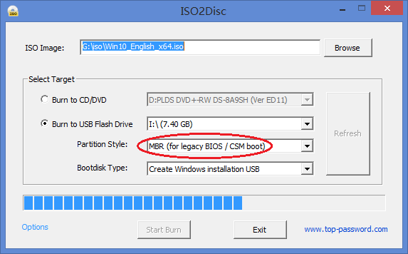 create windows 10 bootable thumb drive