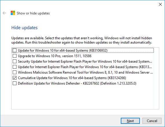 select-updates-for-hiding