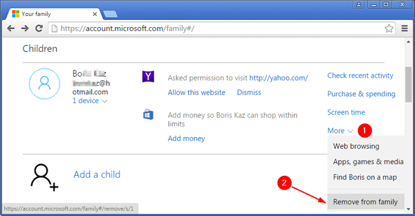 How To Delete Remove A Child Account In Windows 10 Password Recovery