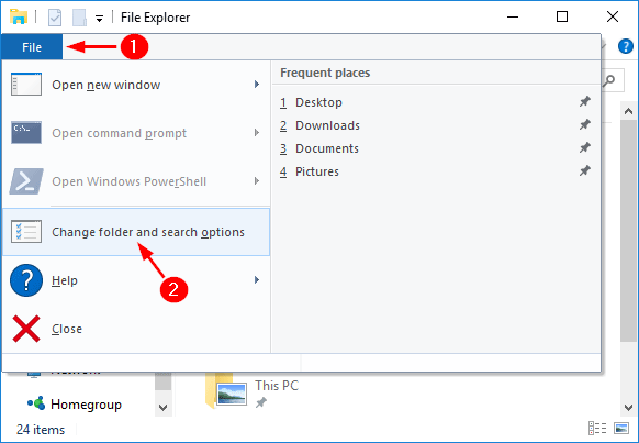 change-folder-options