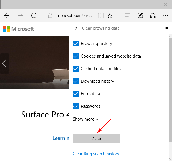 How To Delete History In Microsoft Edge