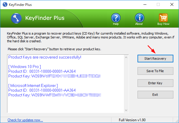 how to check microsoft windows license key