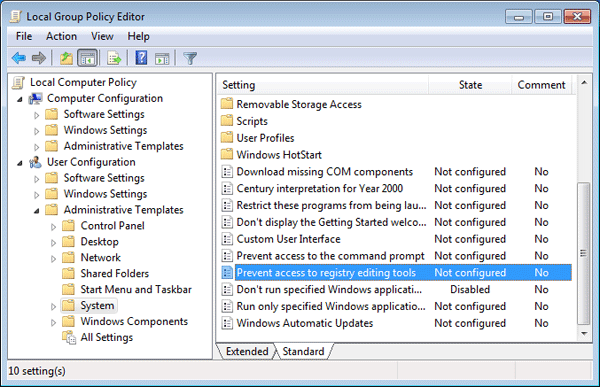 3 Ways to Disable Registry Editor in Windows 10, 8 and 7 ...
