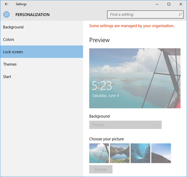 Prevent Users from Changing Lock Screen Image in Windows 10 / 8 | Password  Recovery