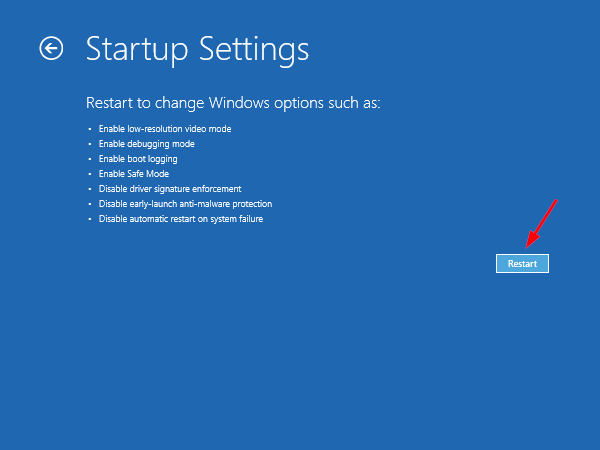 iniciar el servidor de Windows posteriormente en modo seguro