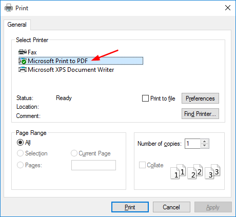 select-pdf-printer