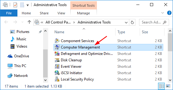 computer-management-shortcut