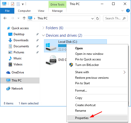 disk-properties