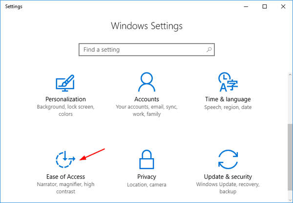 ease-of-access-settings