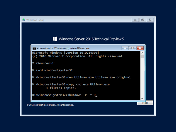 administrator x window system32 cmd exe