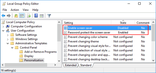 screen-saver-group-policy