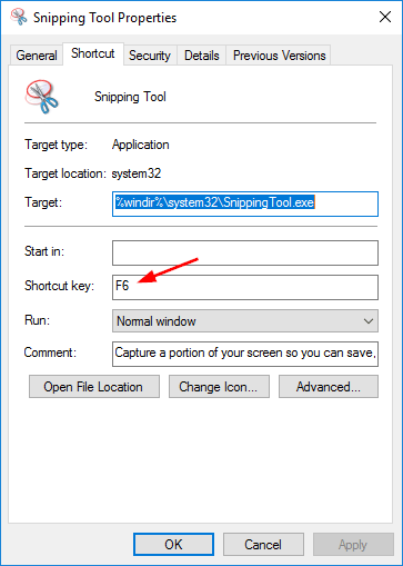 Shortcut snipping tool How to