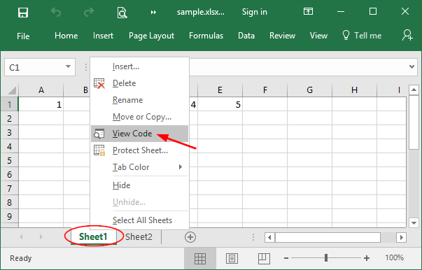 excel-view-code