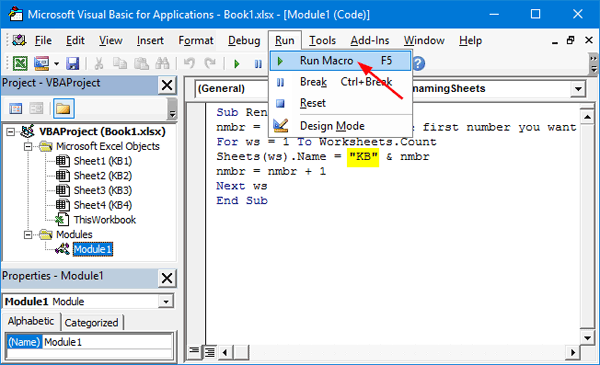 4 Options To Rename One Or Multiple Worksheet Tabs In Excel Password Recovery