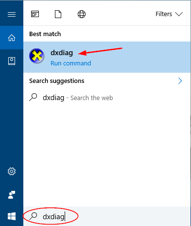 search-dxdiag
