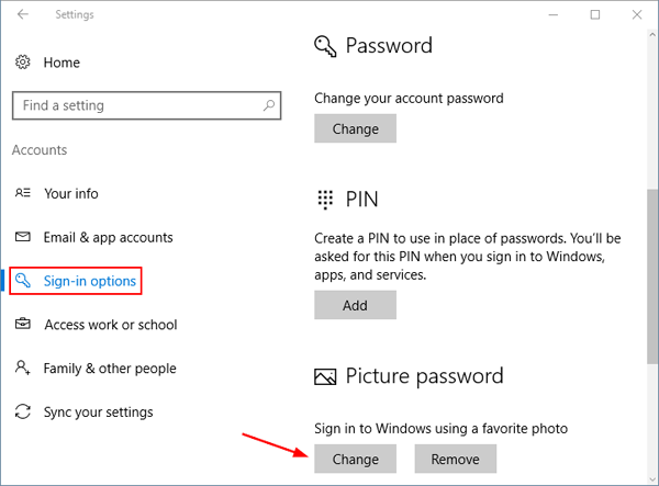 change-picture-password