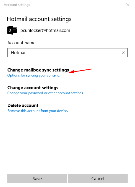 mailbox-sync-settings