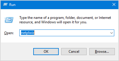netplwiz