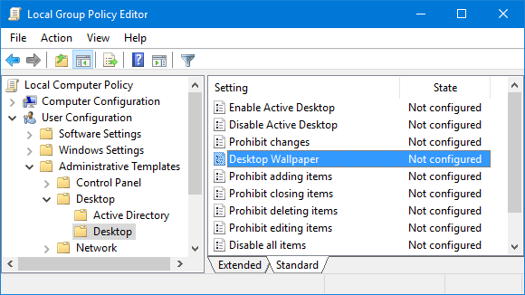 How to Apply Desktop Wallpaper Through Group Policy in a Domain