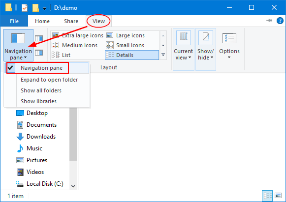 show-hide-navigation-pane-in-file-explorer