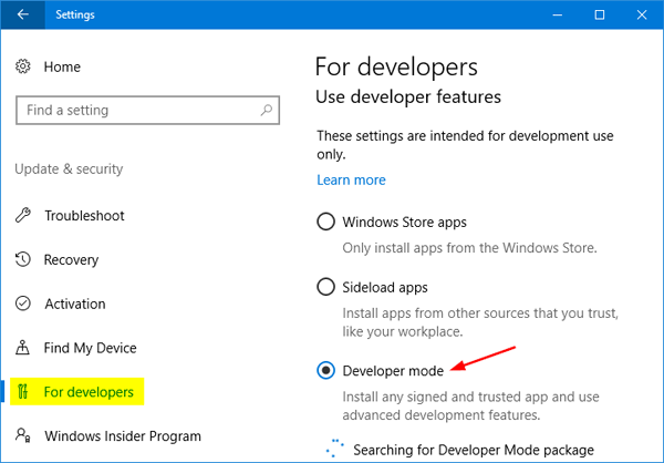 windows-10-developer-mode