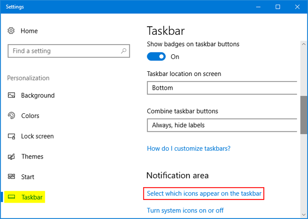 select-icon-appear-on-taskbar