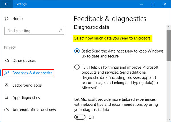 Restrict Windows 10 from Collecting Diagnostic and Usage Data | Password  Recovery