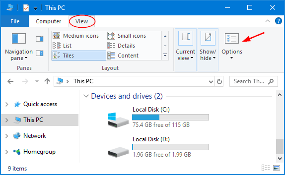 jak wybrać wiele folderów w Eksploratorze Windows