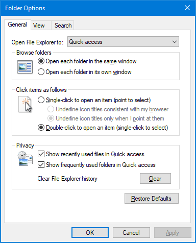 how to open folder options in windows 8