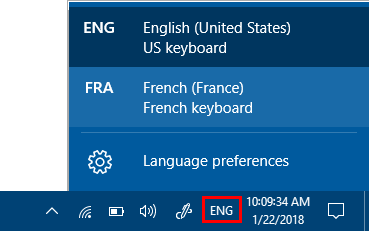 change language in windows 10 from arabic to english