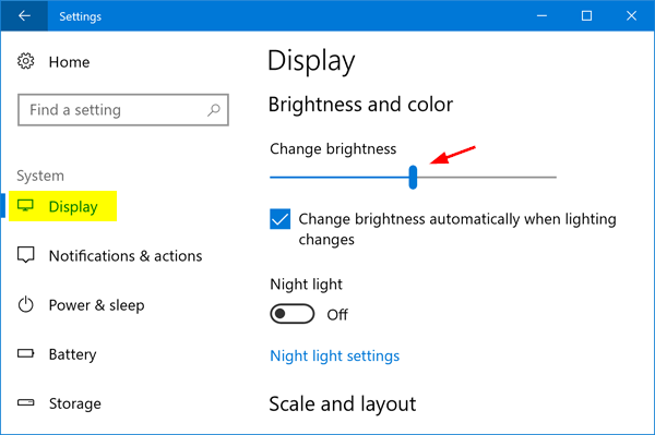 How to Adjust Screen Brightness on Windows 10 Laptop or Tablet  Password  Recovery