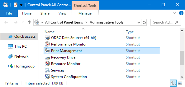 How To Open Print Management In Windows 10 8 7 Password Recovery