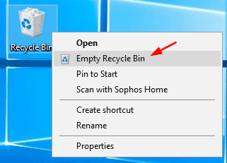 what happens if you delete recycle bin