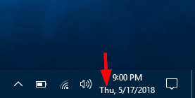How To Show Day Of Week In Windows 10 Taskbar Clock Password Recovery