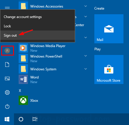 how to sign out of microsoft account